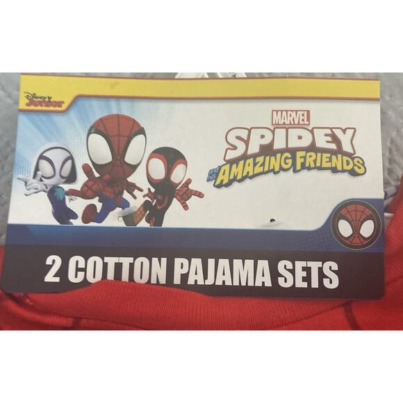 NWT 4PC Sz 4T Marvel Spiderman Amazing Friends Pajama Sets - Picture 5 of 7